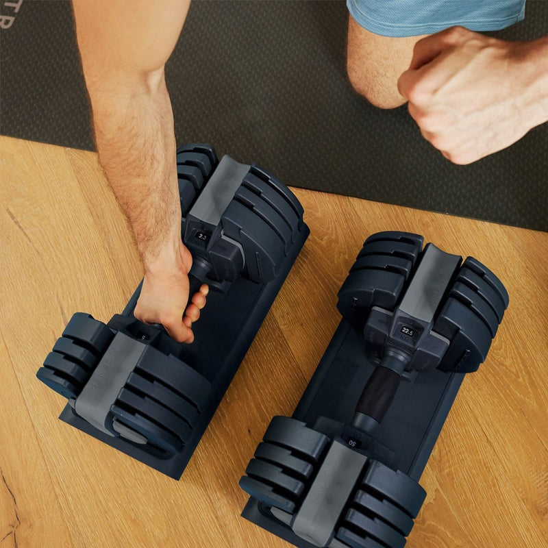 HALTERES AJUSTABLE SMART CENTR 2 KG - 22 KG (PAIRE)