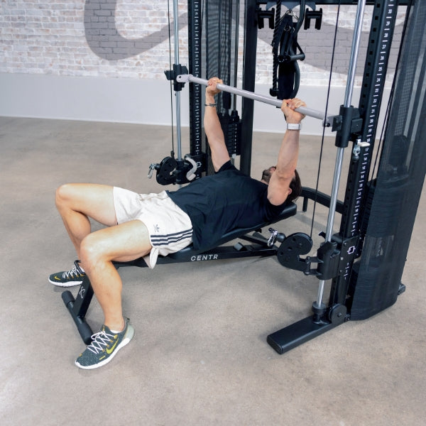 STATION DE MUSCULATION CENTR 3 (AVEC MACHINE SMITH A CHARGES GUIDEES)