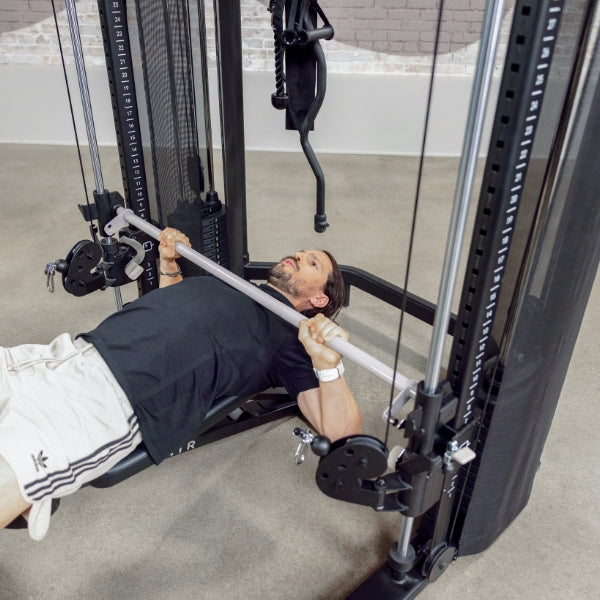 STATION DE MUSCULATION CENTR 3 (AVEC MACHINE SMITH A CHARGES GUIDEES)