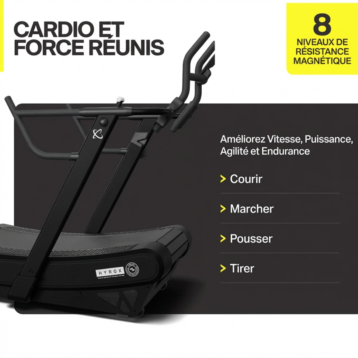 TAPIS DE COURSE CENTR X HYROX PERFORM TREAD