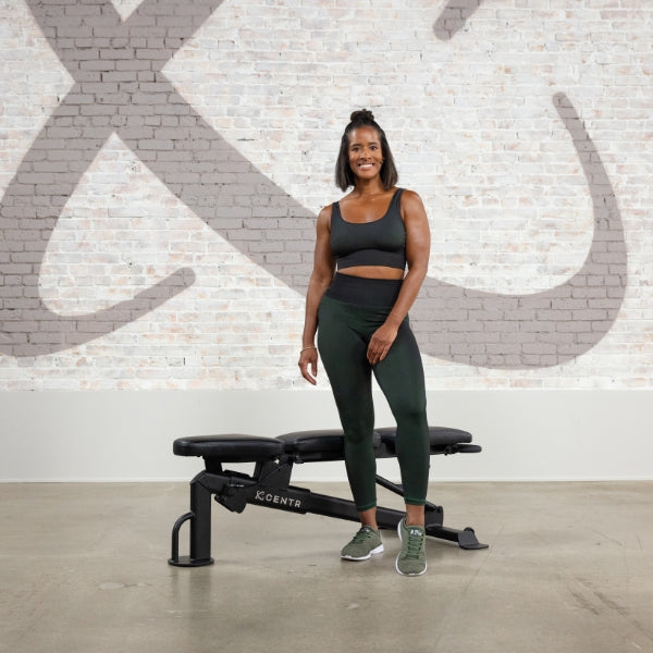 BANC CENTR REGLABLE – PLAT, INCLINE, DECLINE POUR ENTRAINEMENT COMPLET