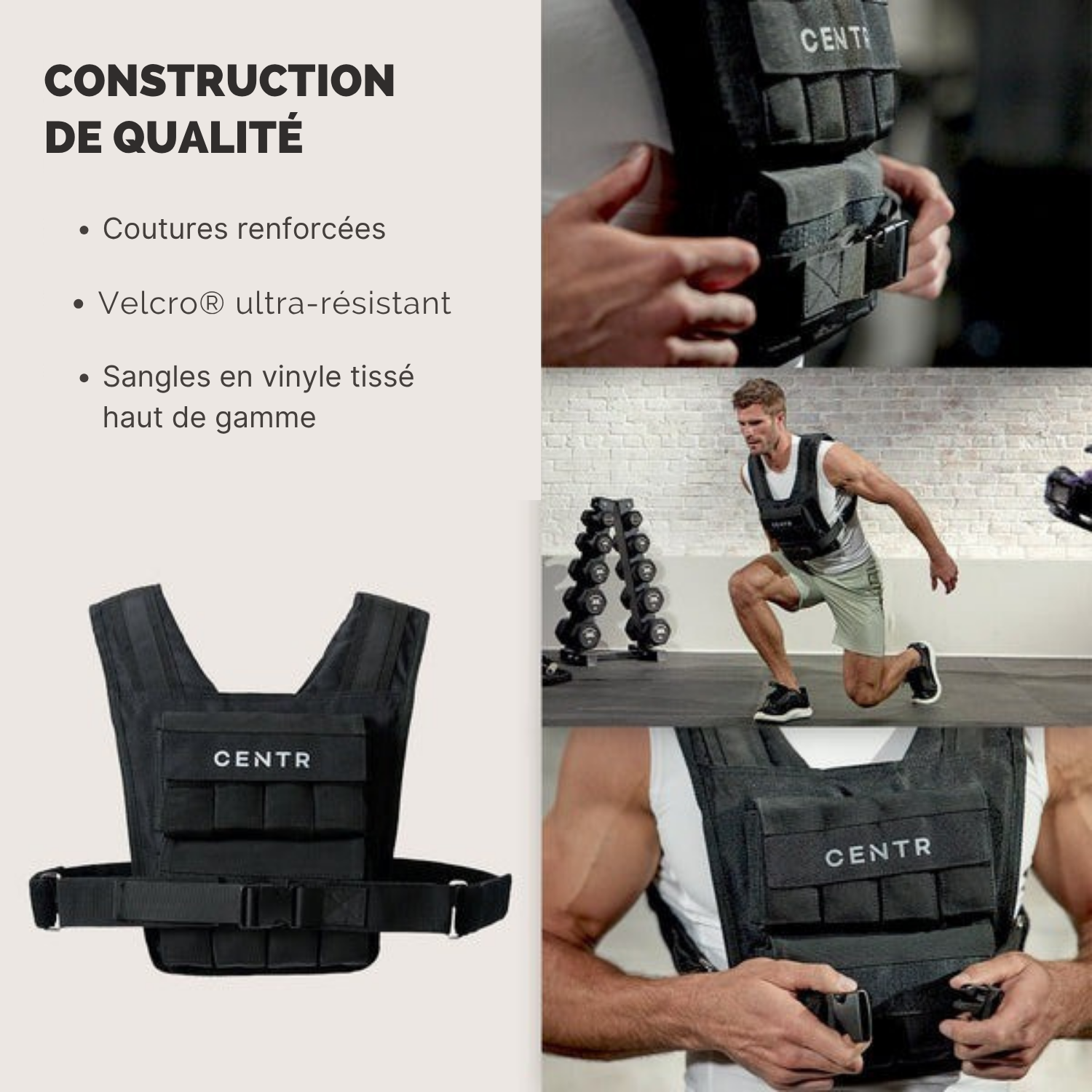 GILET LESTE 9 KG CENTR