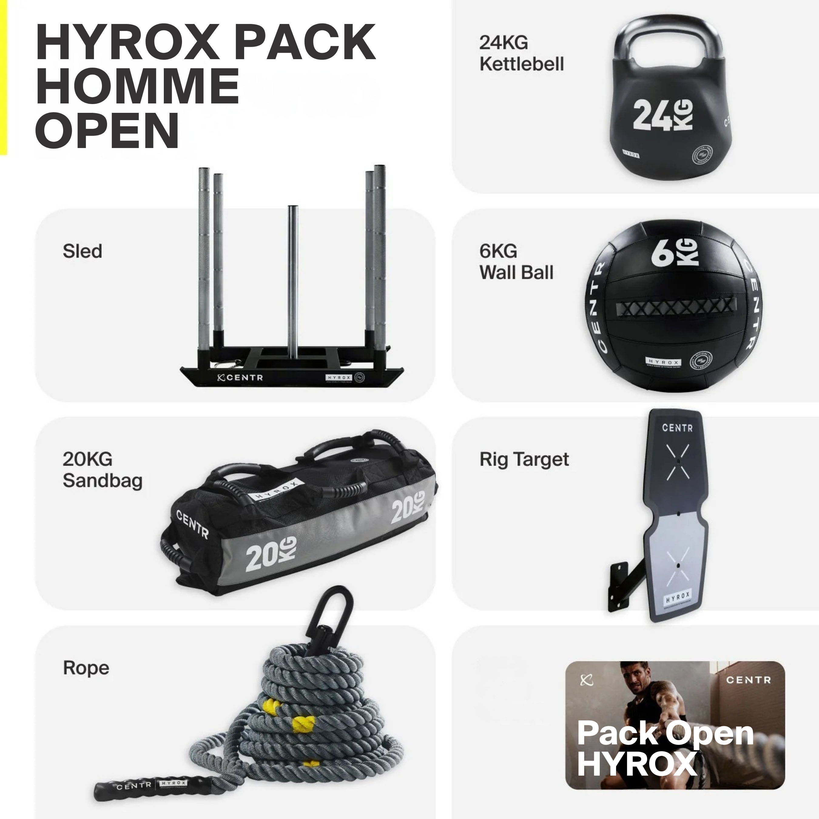 PACK HYROX HOMME OPEN
