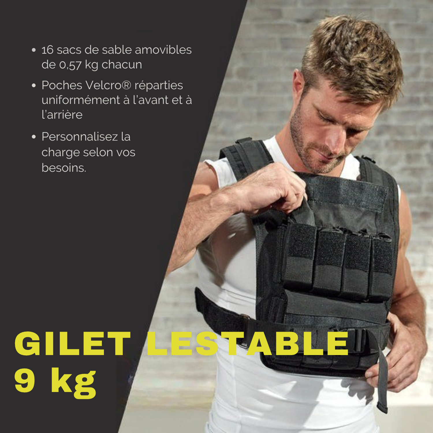 GILET LESTE 9 KG CENTR
