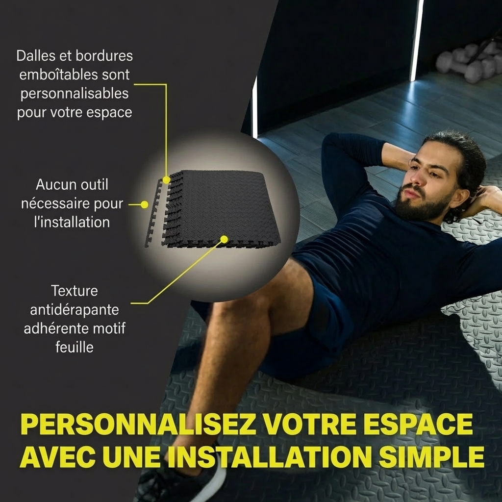 REVETEMENT DE SOL POUR SALLE DE SPORT