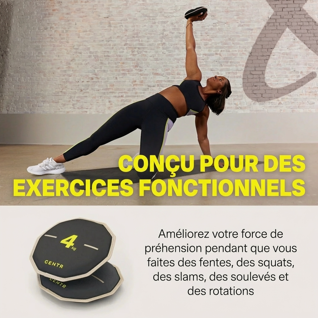 PAIRE DE SANDBAGS CENTR DE 4 KG