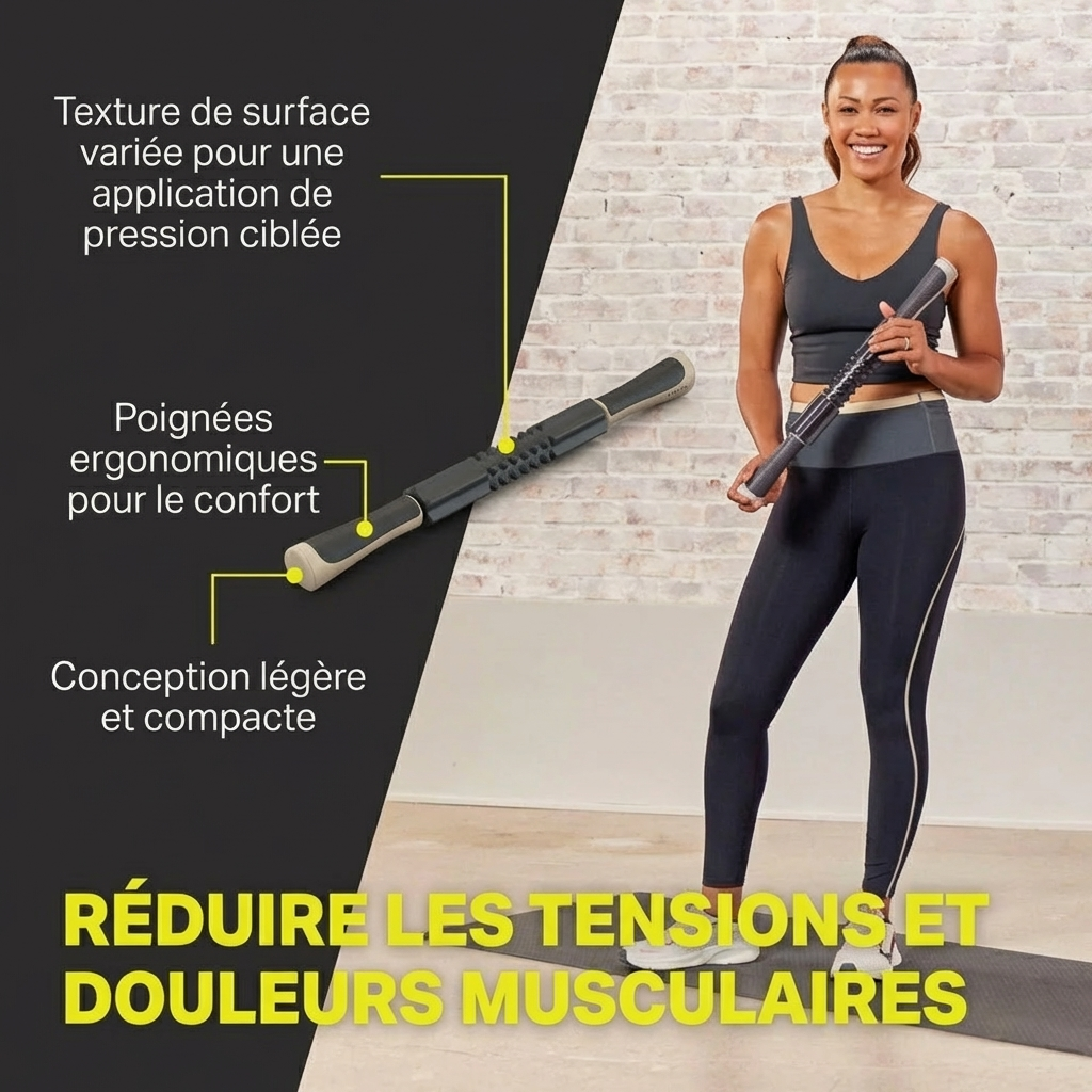 BATON DE MASSAGE MUSCULAIRE CENTR