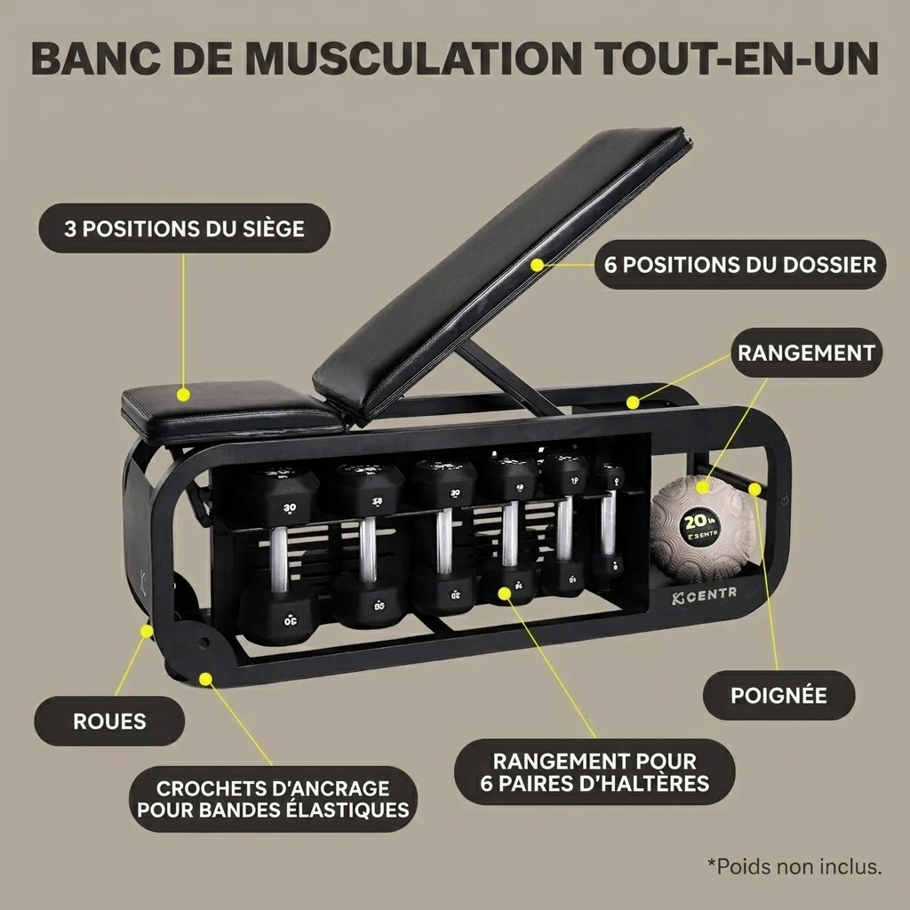 BANC FUSION + ACCESSOIRES
