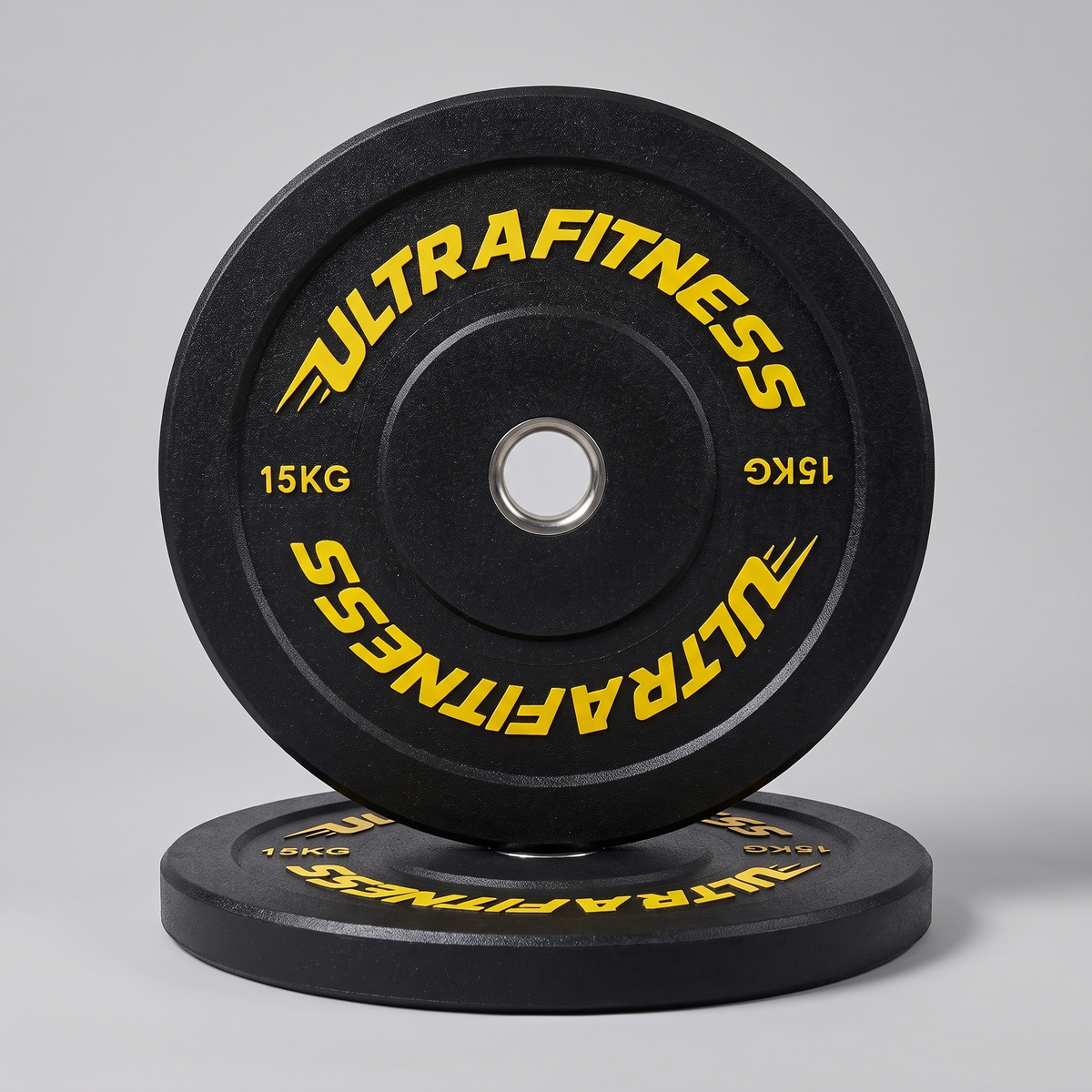Disques bumper UltraFitness 15 kg - paire