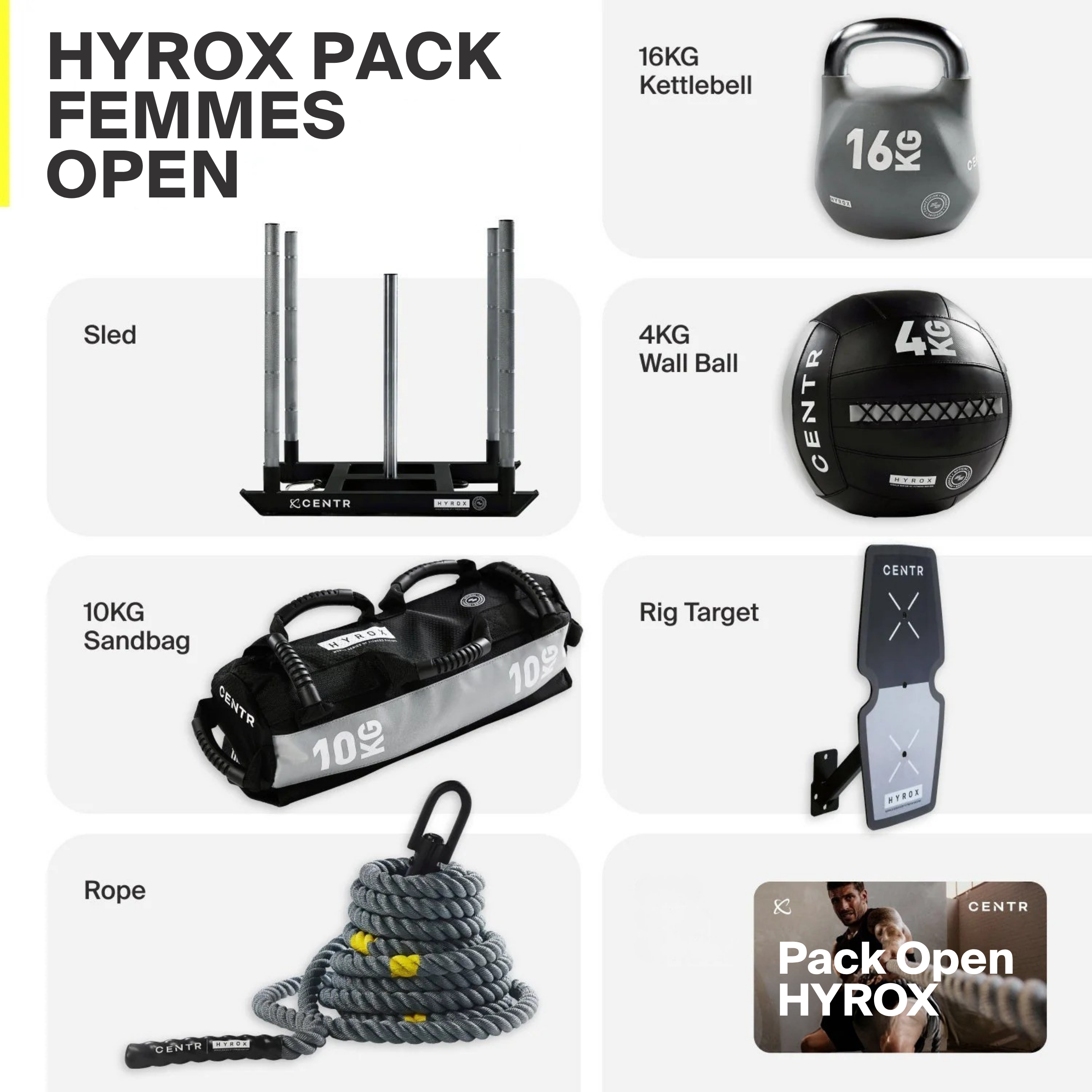 PACK HYROX FEMMES OPEN