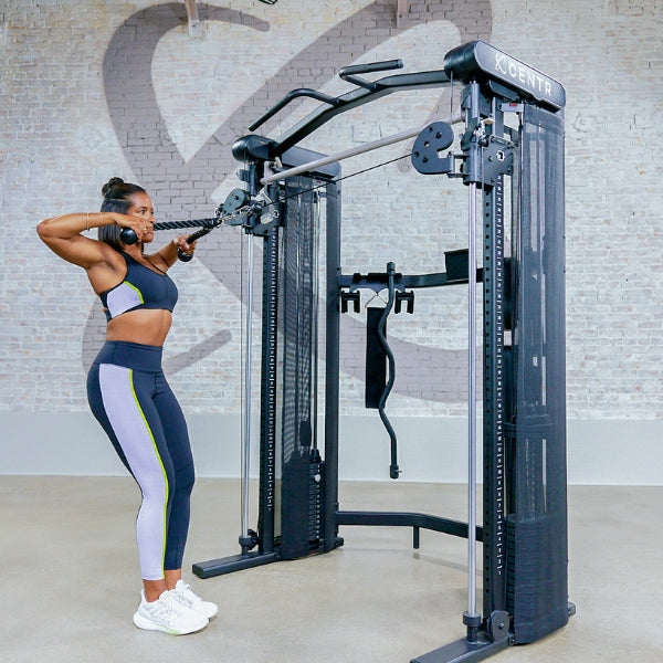 STATION DE MUSCULATION  CENTR 3 (AVEC MACHINE SMITH A CHARGES GUIDEES)