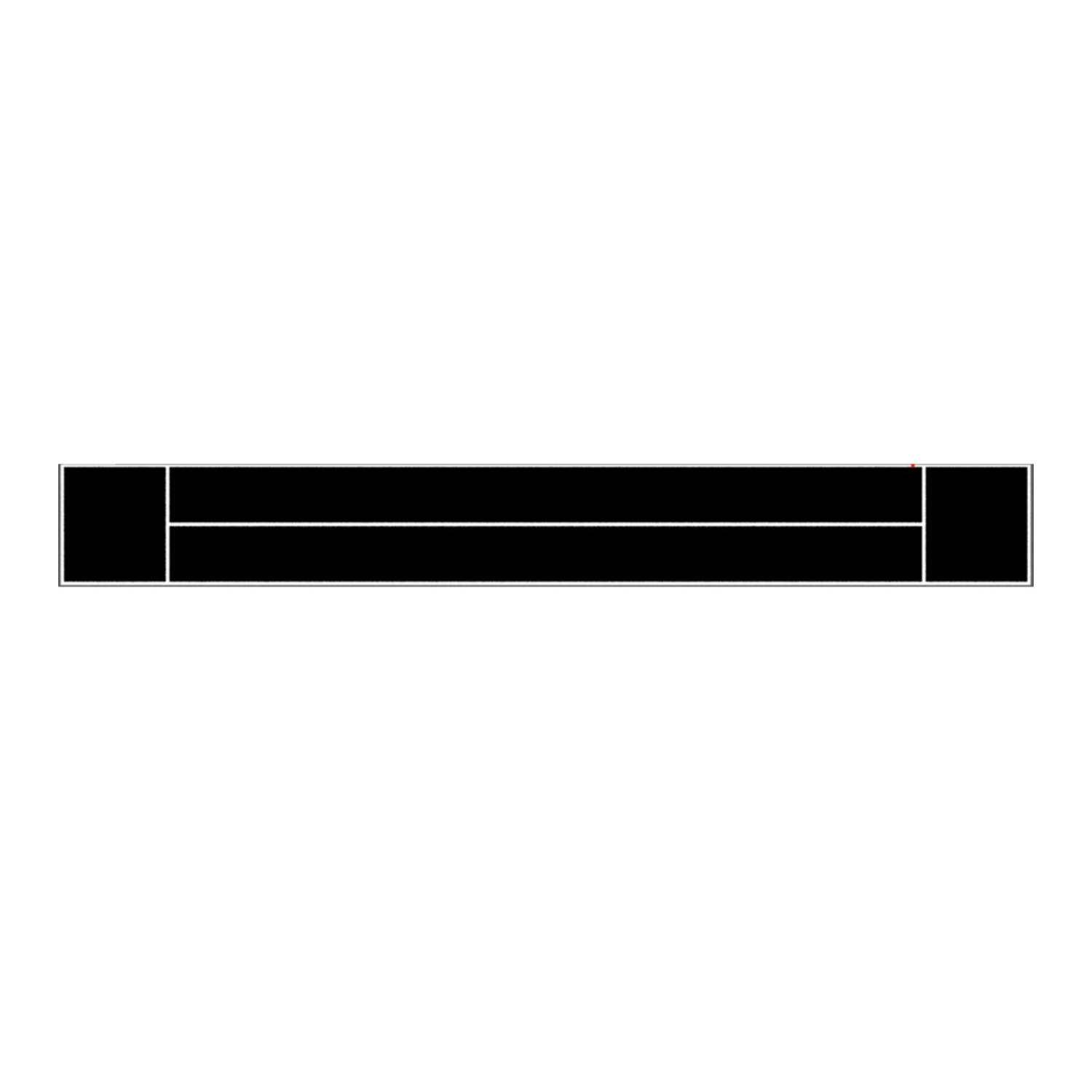 CENTR X HYROX 2 Lanes with End Zones - Sans Logo (16.2m L x 2m W)