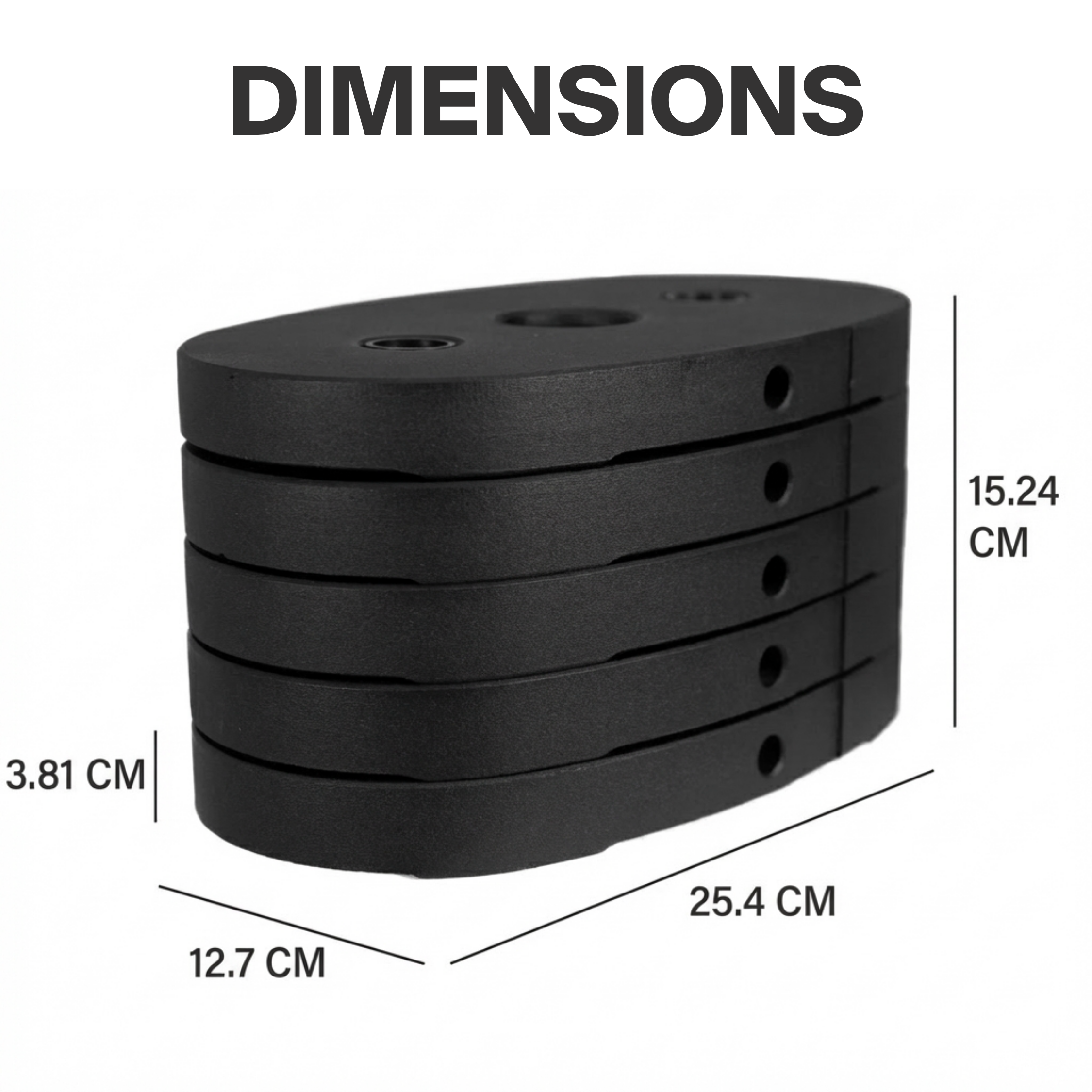 EXTENSION DE PILE DE POIDS DE 23 KG