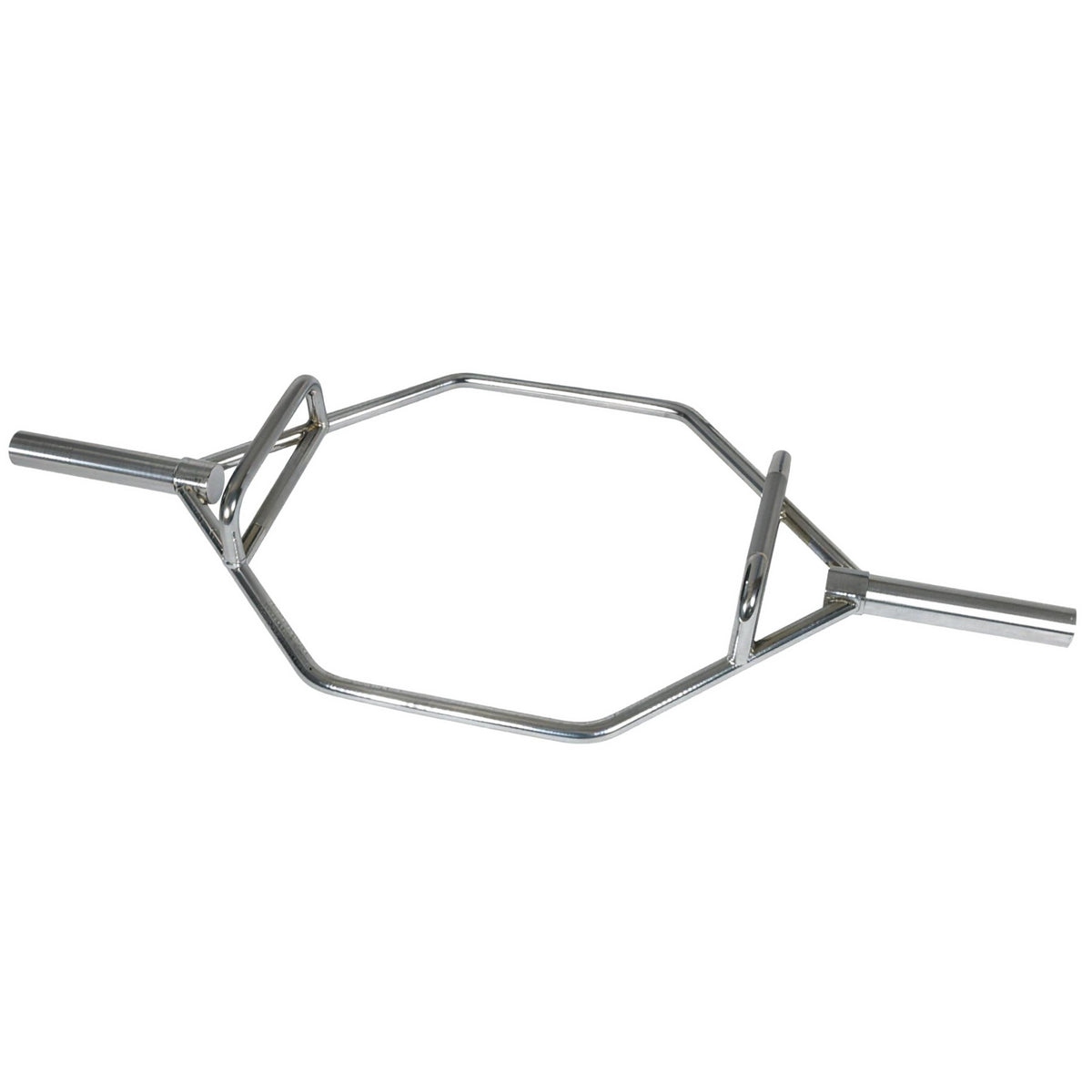 Hexbar chromée UltraFitness, vue de face