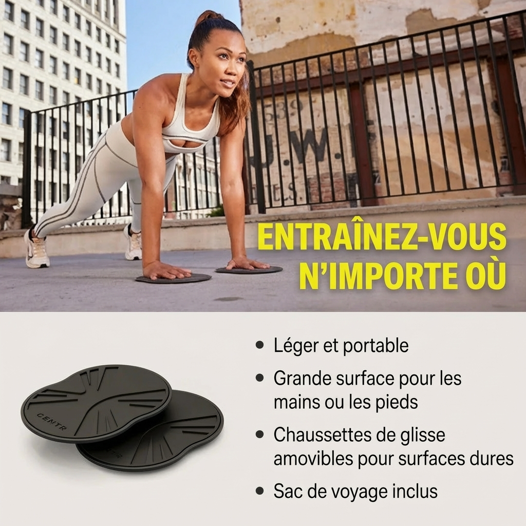 DISQUES DE GLISSE CENTR