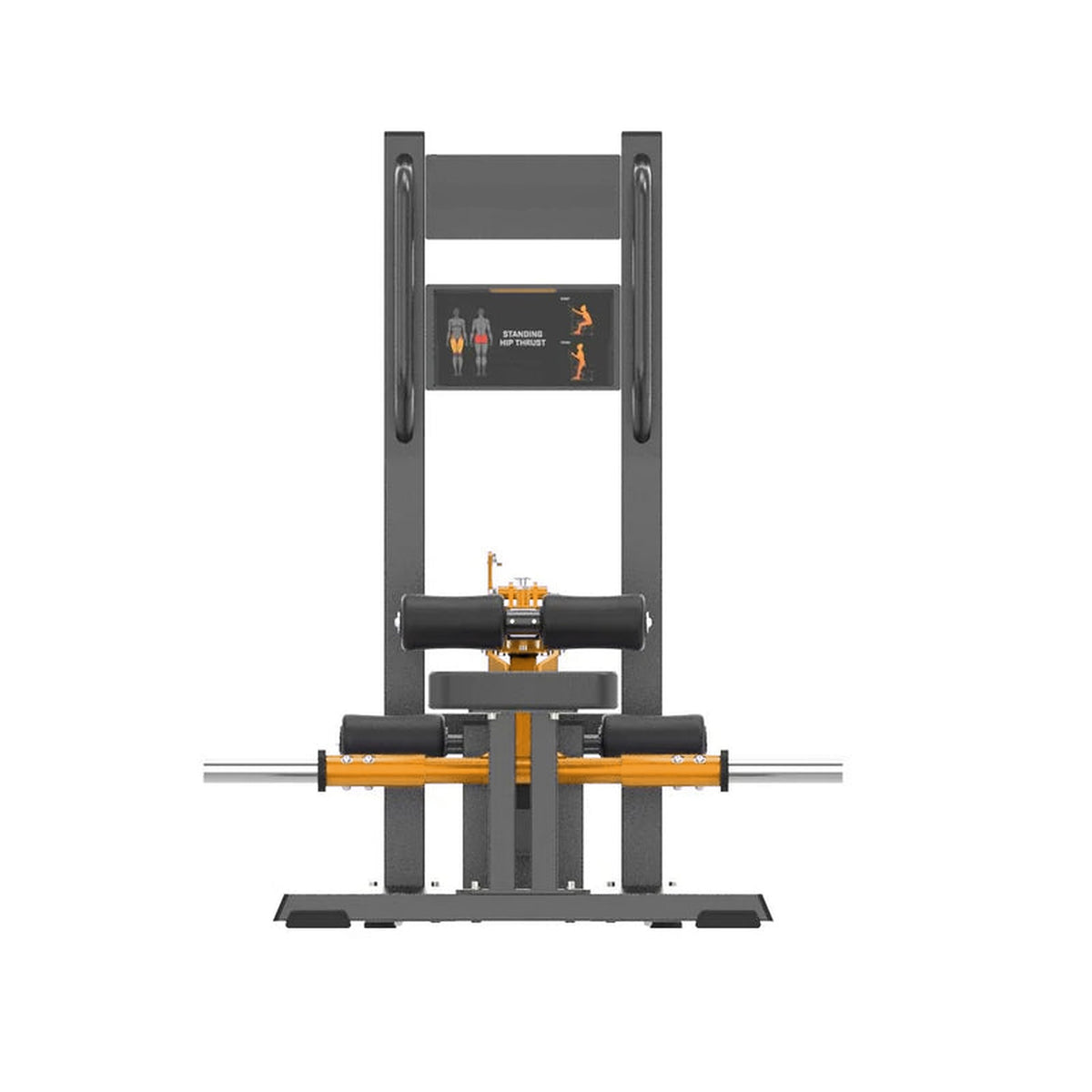 Machine hip thrust debout UltraFitness, vue de face