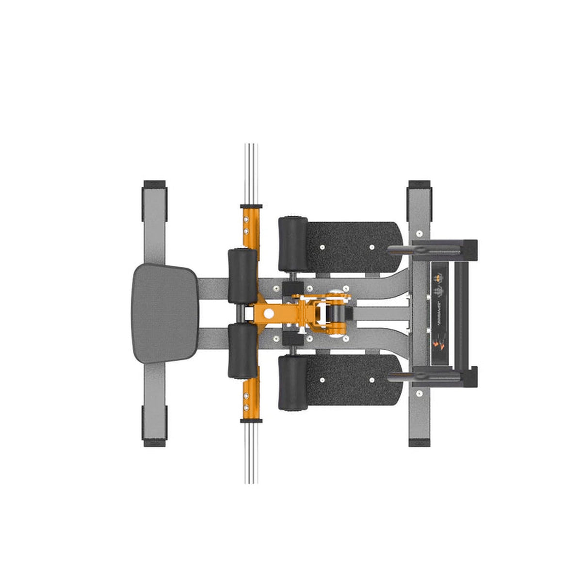 Machine hip thrust debout UltraFitness, vue de dessus